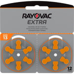 Rayovac Extra Hörapparatsbatterier 13 orange 12-pack