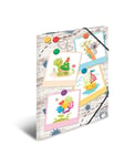 HERMA Elasticated folder A3 Cardboard Sandbox Friends