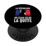 The republic we love it or leave it zemmour president PopSockets Swappable PopGrip