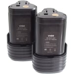2x Li-Ion Batterie 1500mAh pour outils électroniques batterie tournevis Worx WX125, WX382.2, WX382.3, WX540.3, WX677 - Vhbw