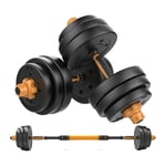 LILIS Weight Bench Adjustable Set Of 2 Dumbells Adjustable Weight Dumbbells For Men 10 15 20 30 Kg Non-slip Comfortable Grip Fitness Equipment For Training Arm Muscle (Size : 10 kg x 2)