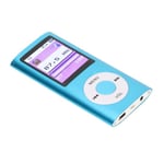 Pwshymi-lecteur MP3 de 1 Lecteur MP3 cran d'affichage couleur de 1,8 pouces Lecteur de musique MP3 portable video cassette Bleu