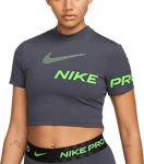 T-paita Nike W NP DF GRX SS CROP TOP dx0078-015 Koko XL