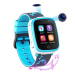 Fitonme Kids Smart Watch，2 Cameras SOS Two Way Call HD Music Player 7 Puzzzle Games 1.54 Touchscreen Kids Smart Watch for Boys Girls 3-12 Years Old Chilrdren Students Birthday