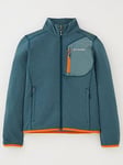 Columbia Boys Triple Canyon Full Zip Track Top - Green, Green, Size S=9-10 Years