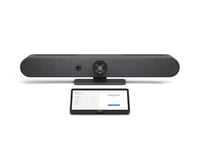 Logitech Tap IP Room Solution Universal with Rally Bar Mini - Medium Bundle, 3840 x 2160 4K UHD, 8.3 MP, 30 fps, 120°