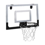 YFFSS Basketball Wall-Mount Boards,Indoor Basketball Hoop,Youth Basketball Rack,Competition Sports Training Toys,Punch-Free Home Shooting Hanging Type (Color : Black)