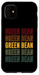 Coque pour iPhone 11 Green Bean Pride, Haricot vert