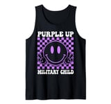 Purple Up For Military Kids Nice Groovy Military child Month Tank Top