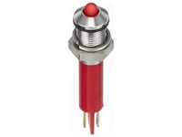 Apem Q8p1cxxr24e Led-Signallampe Rød Prominent 80 Mcd