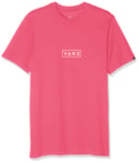 Vans Men's Easy Box SS T - Shirt, Pink (Fuchsia Purple Fs4), X-Large (Size:XL)