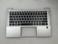 For HP EliteBook 830 G8 Ukrainian Ukraine M36414-BD1 Palmrest Keyboard Top Cover