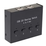 #N/A 4 Ports USB 2.0 Manual Sharing Switch HUB