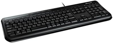 Microsoft wired Standard PC Keyboard 600 Black ANB-00040 F/S w/Tracking# Japan
