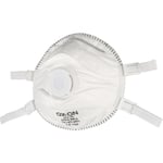 Ox-On dammfilter mask FFP3NR D med ventil, hård filt, 5 st