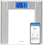 Digital Bathroom Scale Vitafit 250kg, BMI, Smart Weighing, Extra-Wide, 8mm Tempe