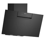 Neff N50 80cm Chimney Cooker Hood - Black Glass D85IFN1S0B