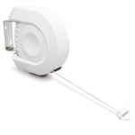 FunkyBuys Large 15M Single Retractable Clothes Washing Line Dryer Indoor Garden Wall Mounted Outdoor Reel