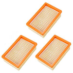 YYCFB 3PCS Vacuum Cleaner Filter Replacement for Flat-Pleated MV4 MV5 MV6 WD4 WD5 WD6 P PREMIUM WD5