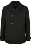 Urban Classics Classic Pea Coat (black,XXL)