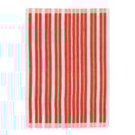 Marimekko - Raide handduk 50x70 cm röd/rosa