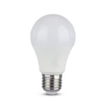 9W A60 LED Lampa E27 - Plast, 3-stegs dimbar, 6400K - Kulör : Kall