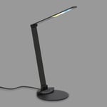 Briloner LED-työpöytävalaisin Haiti, Touch-Dim, CCT, musta