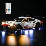 BRIKSMAX Led Lighting Kit for LEGO Technic Porsche 911 RSR - Compatible with Leg