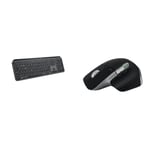 Logitech MX Keys S PLUS Wireless Keyboard, Low Profile, Fluid Quiet Typing, Programmable Keys, Back & MX Master 3S for Mac - Wireless Bluetooth Mouse with Ultra-fast Scrolling, Ergo, 8K DPI