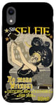 iPhone XR Sir Selfie - Joking Vintage Advertisement on Selfie Stick Case