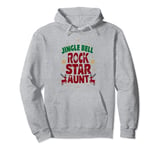 Jingle Bell Rock Star Aunt Christmas Festive Holiday Pullover Hoodie