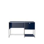 USM - USM Haller 107 Desk, Steel Blue - Skrivbord