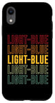 Coque pour iPhone XR Light Blue Pride, Light Blue