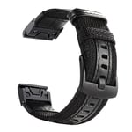 YOOSIDE Watch Strap for Garmin Fenix 5/Fenix 6, 22mm Quick Fit NOTA Nylon Durable Watch Band Strap for Garmin Fenix 6 Pro/Sapphire,Fenix 5/5 Plus,Instinct,Forerunner 935/945 (Black)
