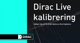 Dirac Live - Kalibrering Standard - för utrustning köpt av oss