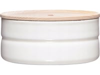 Riess Riess - Låg Behållare Med Trälock 0,6L Pure White