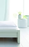 POYET MOTTE Chouette Protège Matelas Absorbant 100% Coton, Blanc, 80 x 190 cm