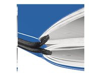 Herlitz my.book flex - Anteckningsblock - A4 - 80 ark / 160 sidor - vitt papper - Lineatur 28, Lineatur 27 - blått skydd - polypropylen (PP)