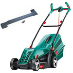 Bosch Electric Rotary Lawn Mower Rotak 34 R (1300 W, in Carton Packaging) + Bosch Replacement Blade for Rotak 34/34GC (Old Version) Lawn Mowers