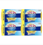 Tampax Pearl Compak Regular Tampons, 96 (4 x 24 Pack) New