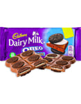 Cadbury Dairy Milk Oreo Sandwich - Sjokoladeplate med Oreobiter 96 gram