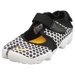 Nike Air Rift Br Womens Black White Walking Sandals - 3.5 UK