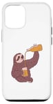 iPhone 12/12 Pro Sloth throwing back the beers to no end Case