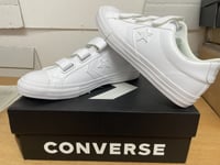 Converse Star Player - White - Size 4 - Brand New In Box