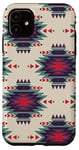 iPhone 11 Unique Western Turquoise Red Aztec Navajo Design Case