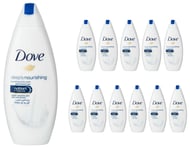Dove Body Wash Deeply Nourishing Softer, Smoother Skin 250ml, Pack Of 12