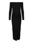 Only Maternity Olmesmeralda L/S Off Shoulder Dress Jrs Svart