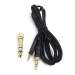 200 cm Lång Hörlurskabel för Sennheiser HD598 HD599 HD569 Hörlurar