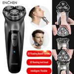 ENCHEN Electric Shaver Mens Razor Wet Dry Rotary Shaver Rechargeable 3 Head New