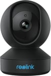 Reolink WiFi Security Camera indoor 4MP, Pan Tilt 1 Count (Pack of 1), Black 